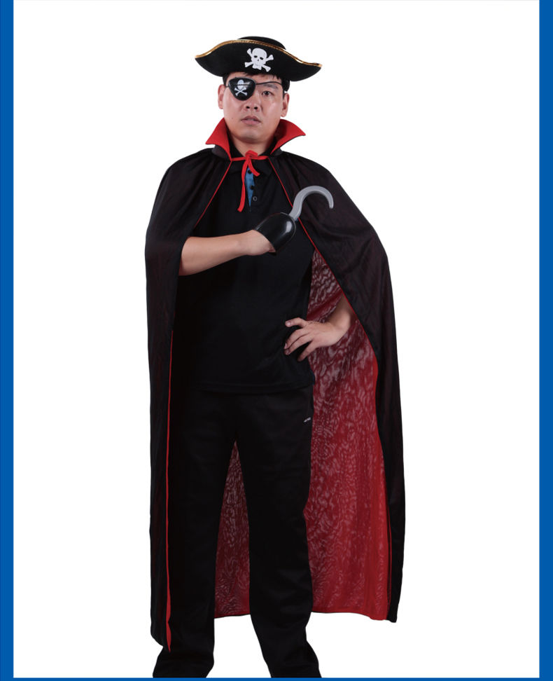 【万圣节】万圣节海盗帽卡通儿童装扮道具海盗帽子加勒比海盗杰克船长