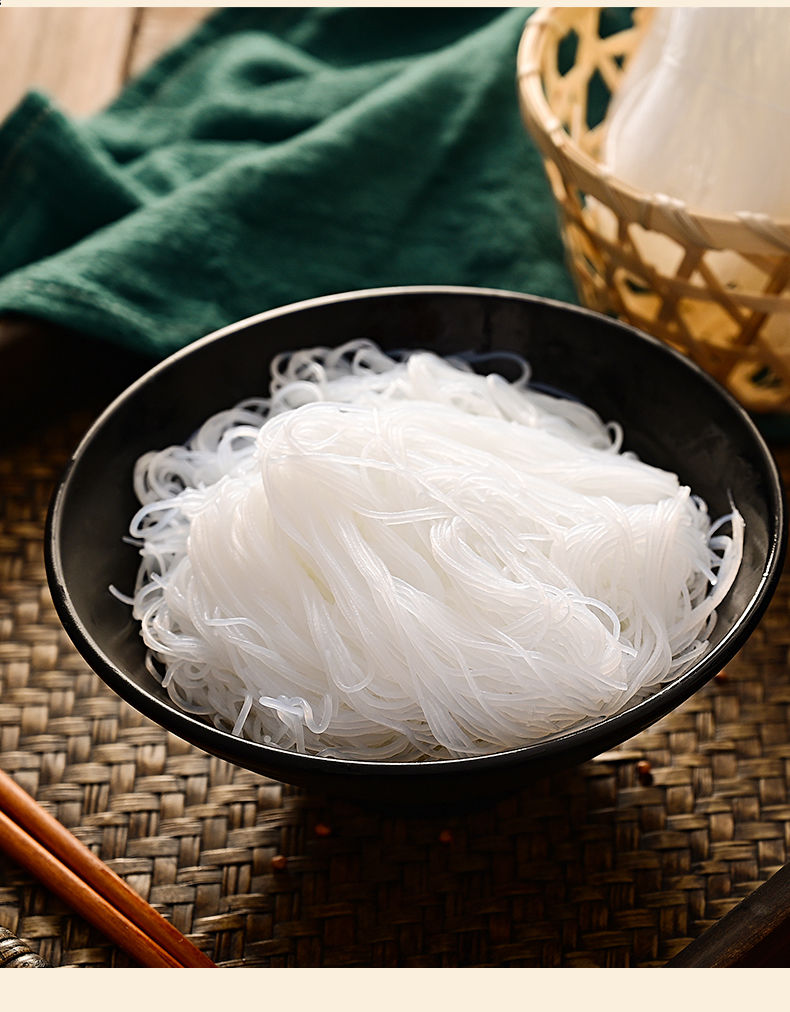 正宗龙口工艺绿豆小麦粉丝酸辣粉火锅麻辣烫花甲粉丝凉