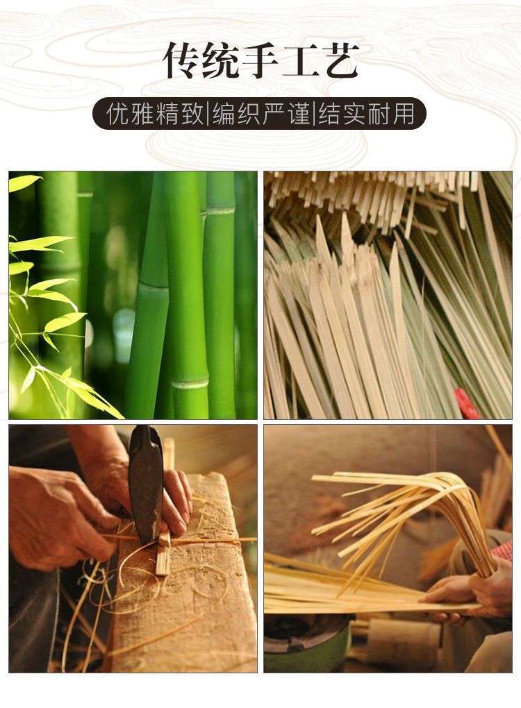 簸箕竹编制品筛子细孔竹制品单个家用簸萁筲箕手工编织晒东西神器筛