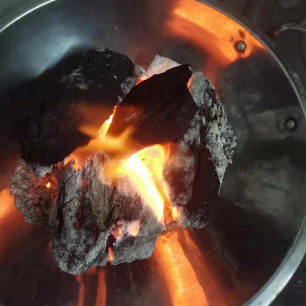 打铁无烟煤炭块家取暖饭店做饭无烟无味香炭38块大块耐烧煤钢炭火盘