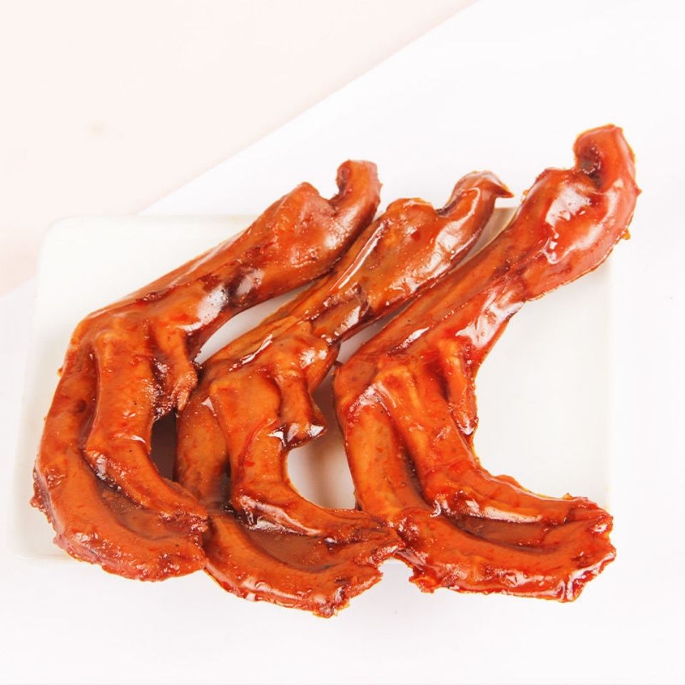 小飞燕鸭爪湖南特产小飞燕香辣脆鸭掌黑鸭卤味鸭掌零食休闲小吃价香辣