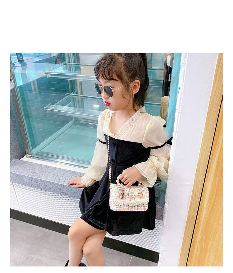 新款儿童包包女可爱洋气小女孩挎包女童斜挎包时尚公主迷你手提萌1015