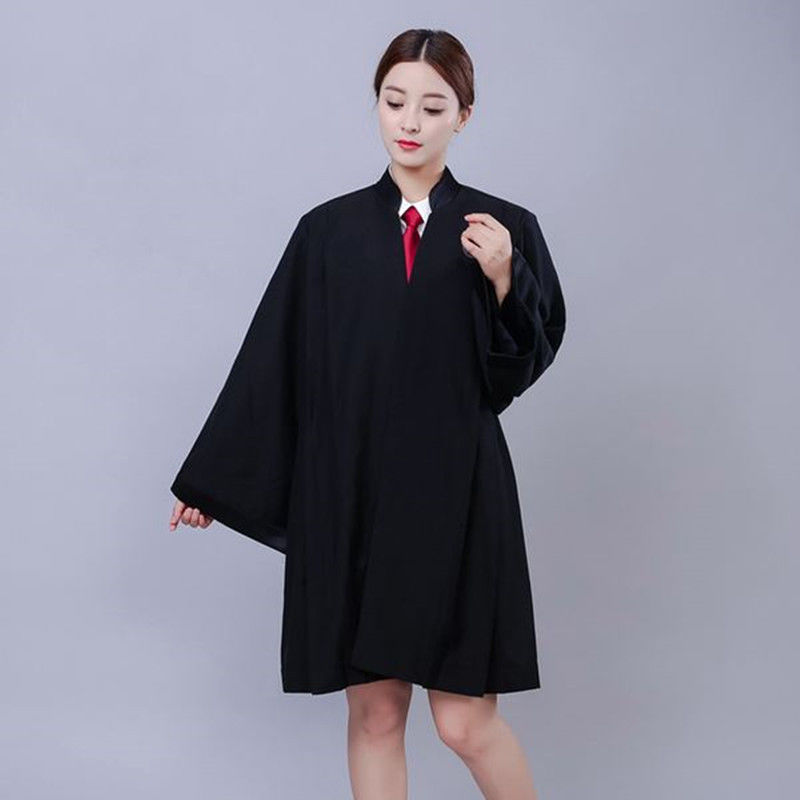 律师袍模拟法庭服装律师服法律工作者服装大量现货律师服律师套装假发