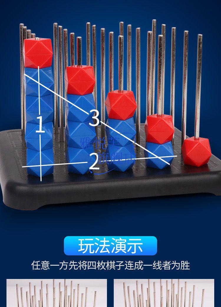 四子棋智能四子智能空间儿童玩具强大脑立体重力四子棋全套过年玩具