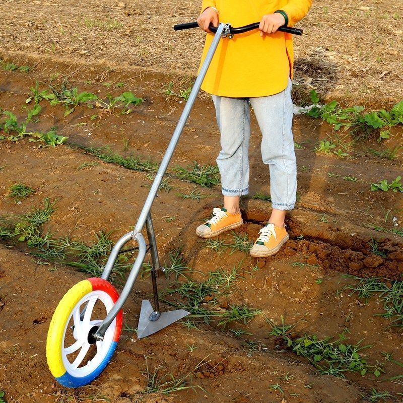 除草神器工具农用锄草锄头翻地松土翻土机耕地犁地起垄开沟机小型耘锄