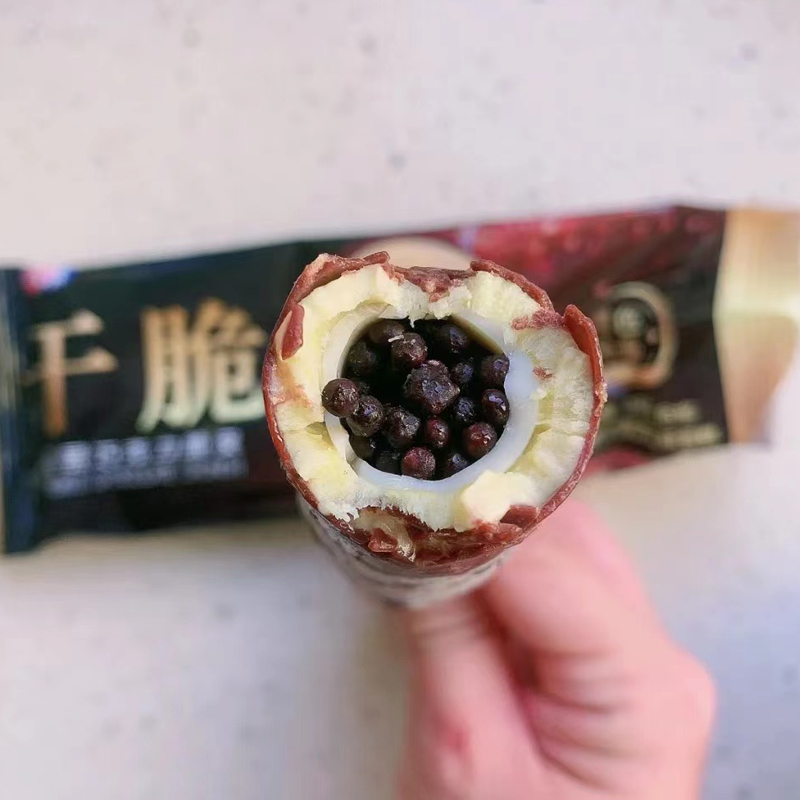 宏宝莱干脆 双层雪糕30支顺丰巧克力脆皮雪糕黑经典冰淇淋 5支【图片