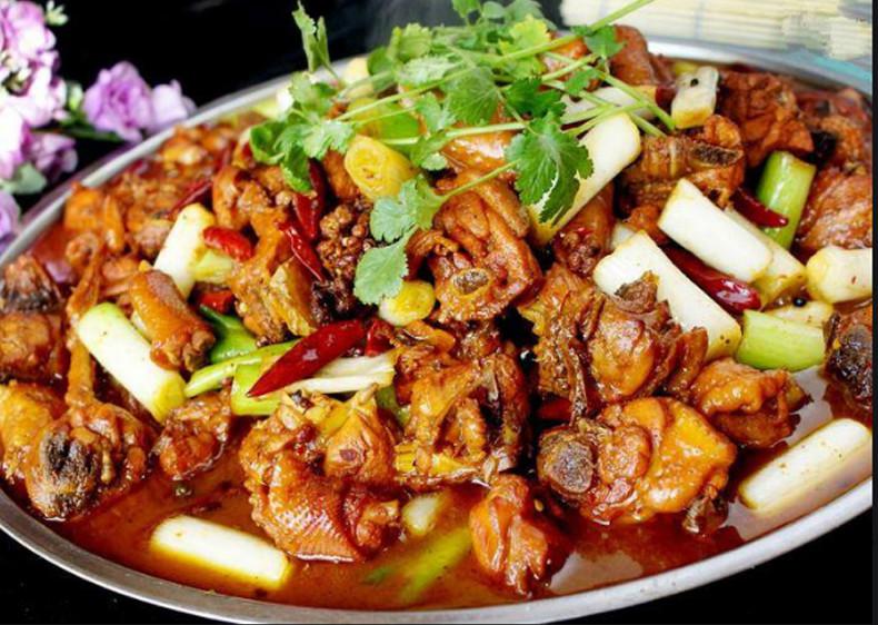 麻辣炒鸡酱1000g大盘鸡酱料配方特色山东临沂红烧排骨酱汁商用大桶2斤