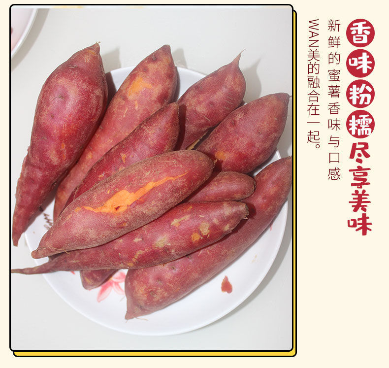 精选生鲜沙地西瓜红薯新鲜红蜜薯红心板栗红薯新鲜蔬菜红薯批发10斤5