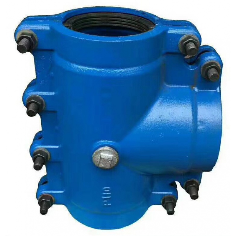 pvcpe管抢修接哈夫节正三通变径三通补漏器快速接头铁管直快接dn250正