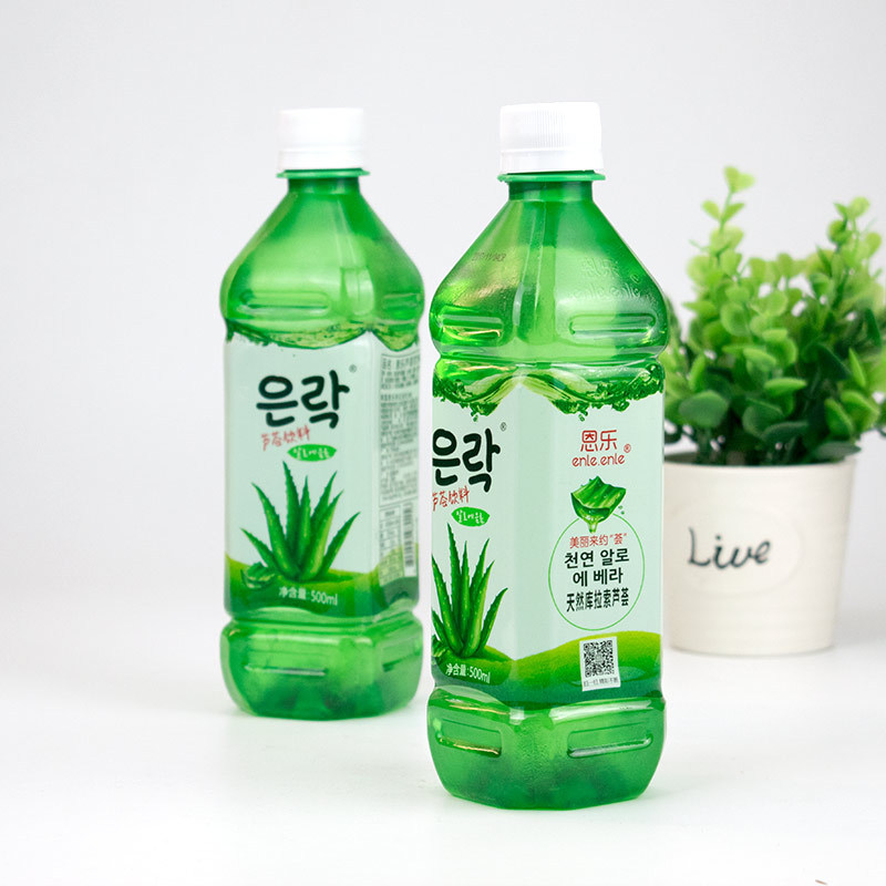 恩乐芦荟果粒果汁饮料 冰糖菠萝饮料mogu果肉饮料网红夏季冷饮品 24瓶