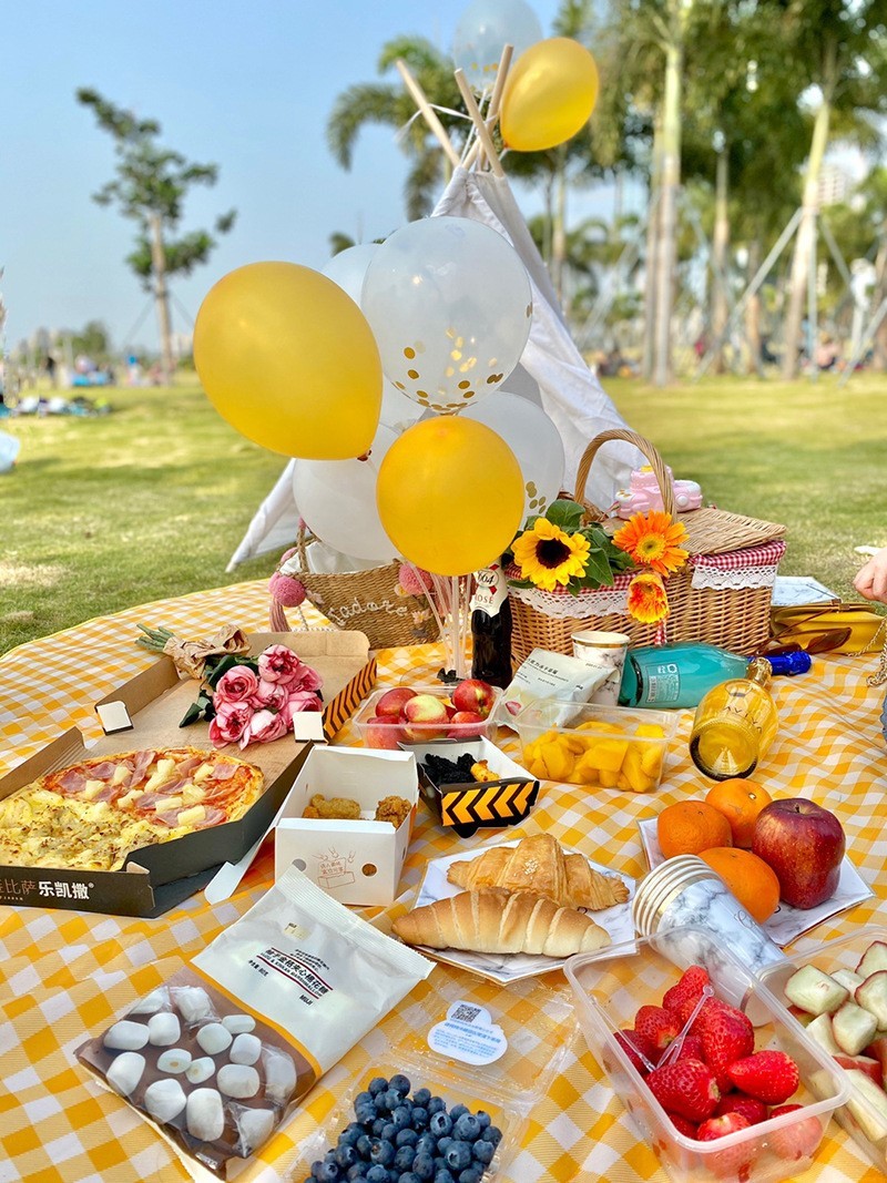 帐篷儿童户外简易网红野餐三角小帐篷儿童户外印第安小屋生日派对布置