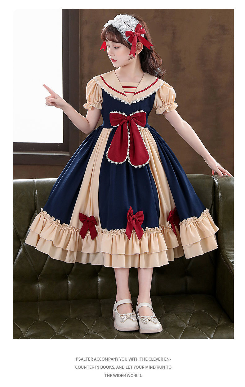 火山鸟童装旗舰店商品编号:10051281472305商品名称:火山鸟儿童洛丽塔