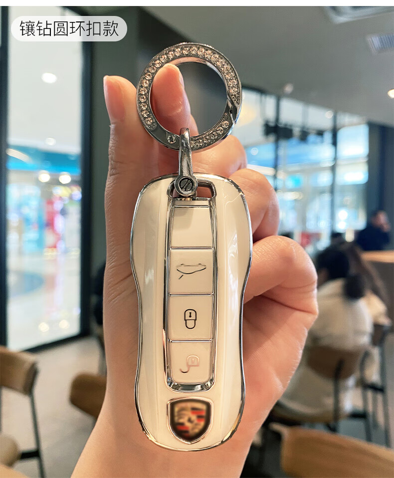 保时捷钥匙壳卡宴macan帕拉梅拉718车911女taycan扣限全包量版套
