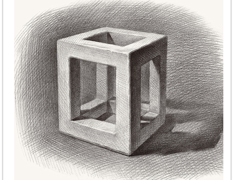 趣味素描几何体儿童创意素描临摹画册少儿美术零基础入门铅笔绘画兴趣