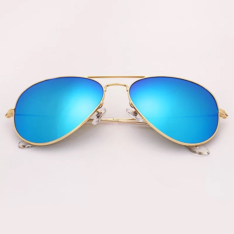 钢化玻璃高清偏光太阳眼镜渐变色飞行员墨镜男女情侣款蛤蟆镜黑框渐进