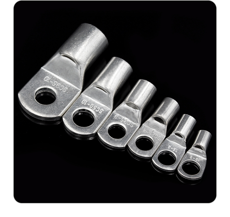 sc窥口铜线鼻子接线端子铜线耳短线鼻单压船用铜接头sc1016258家用