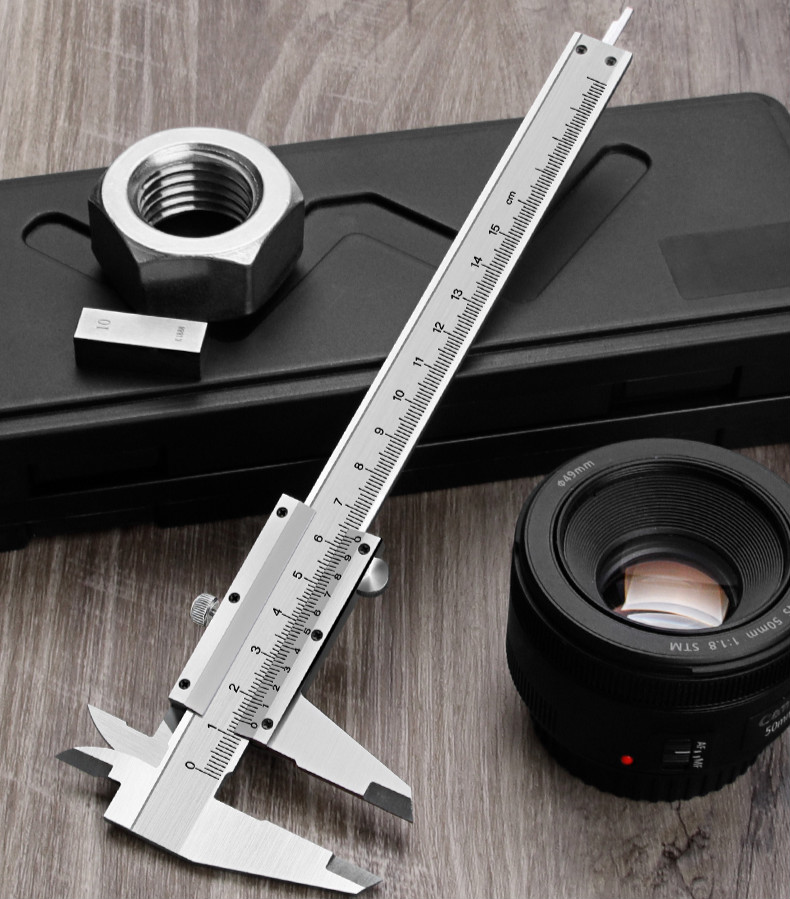 高精度不锈钢游标卡尺 家用款工业级游标内径卡尺tb 家用游标卡尺0