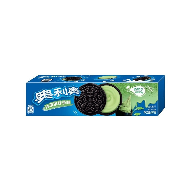 奥利奥夹心饼干97克水果味冰淇淋香草味抹茶生日整箱97g生日蛋糕味6盒