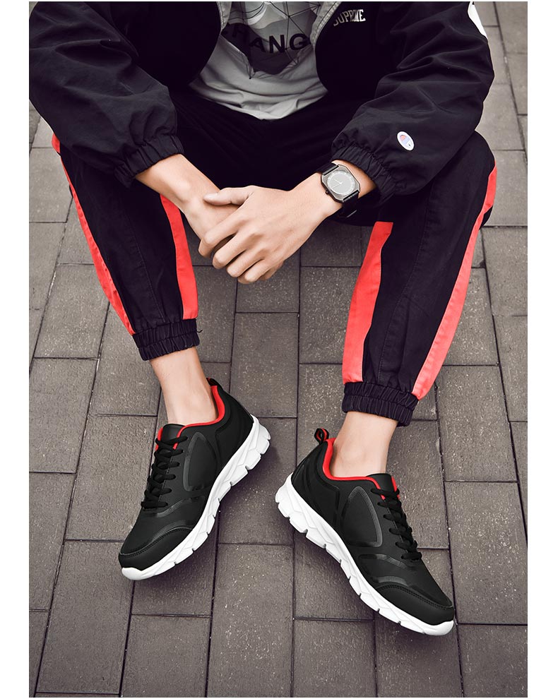 男生超大码运动鞋48码47码男鞋皮面防水鞋46男士秋冬季新款大码45休闲