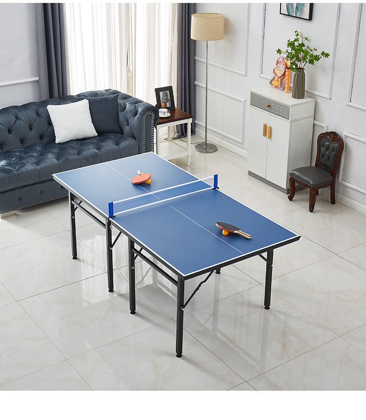 京选好物家用乒乓球台可折叠式标准乒乓球桌室内室外移动兵乓球台比赛
