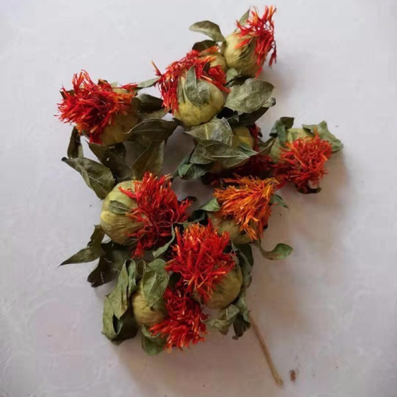 西藏野外生藏红花果红花精选材500g散装西域草红花果泡水喝伊梵麦500