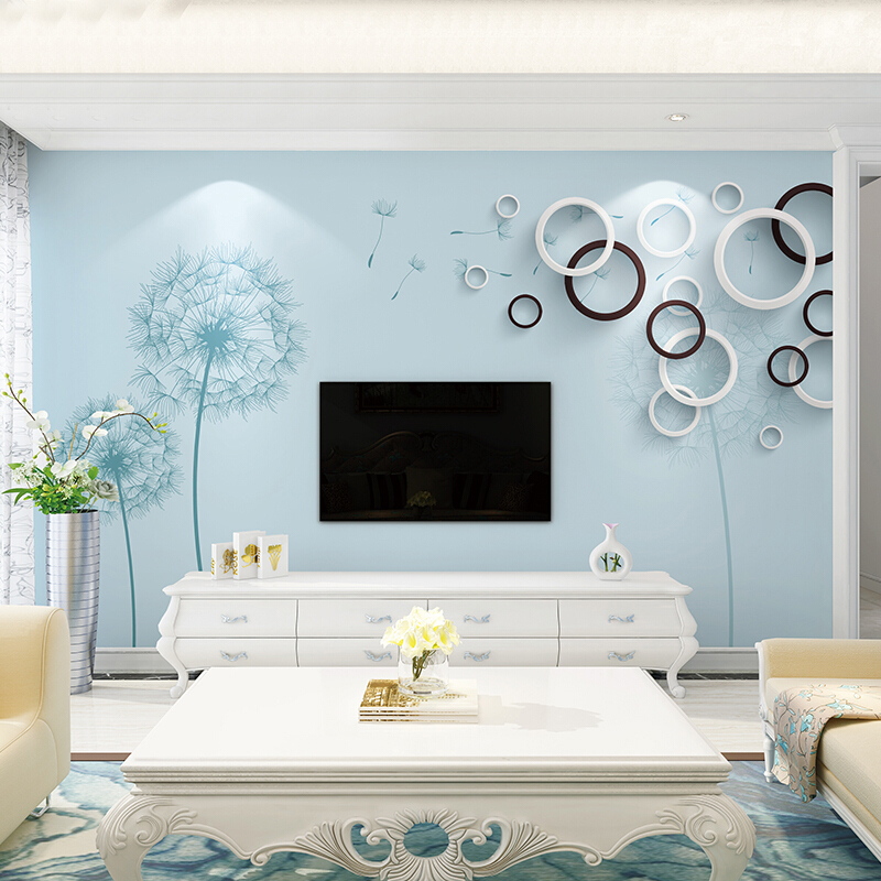 墙纸时尚百搭8d墙布壁画透气3d无纺布整张墙纸胶德国立体3d真丝布整张