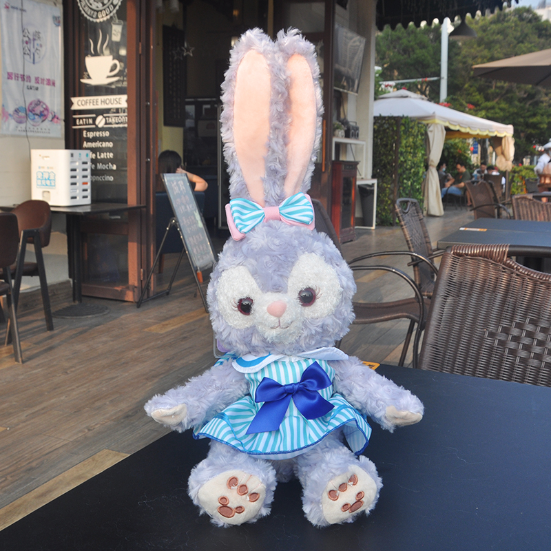 可爱卡通星黛露毛绒玩具穿裙子史黛拉兔少女心萌兔子毛绒公仔玩偶七夕