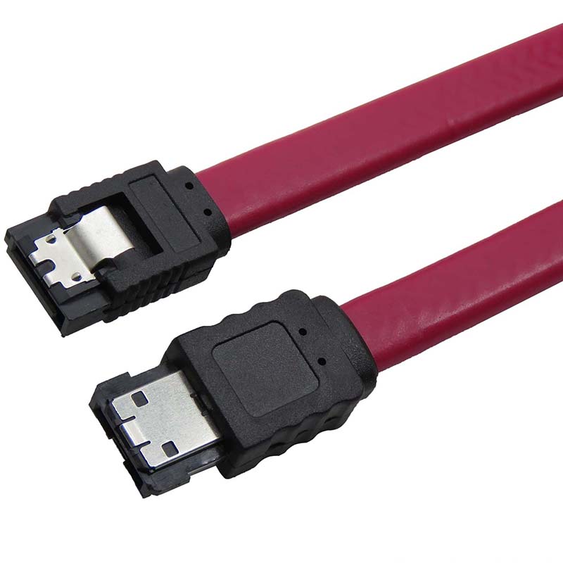 sata转esata数据线带弹片sata对esata加粗硬盘转接线100厘米 1m【图片