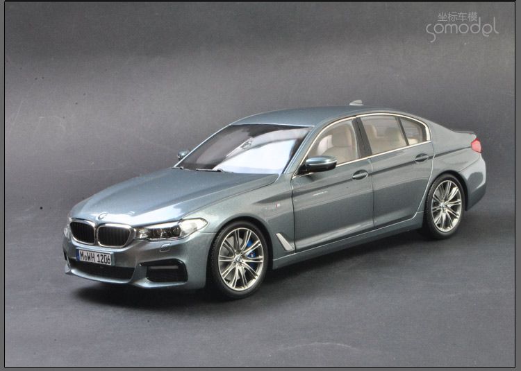 宝马5系车模 kyosho京商1:18 bmw 525 g30 530li仿真合金汽车模型