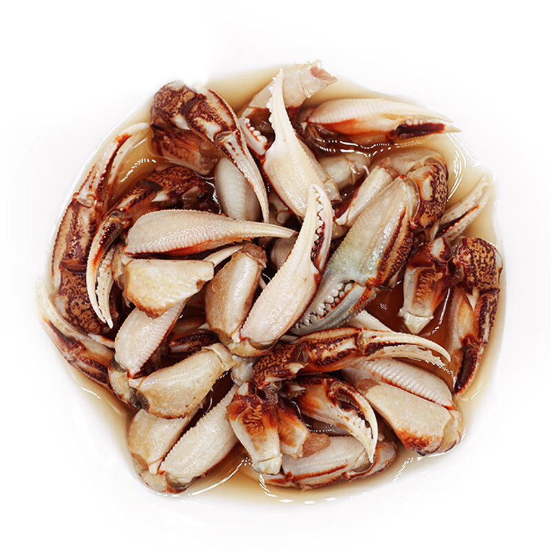 温州海鲜野生醉蟹钳大蟹脚梭子蟹脚即食醉蟹螃蟹制品螃蟹腿600g