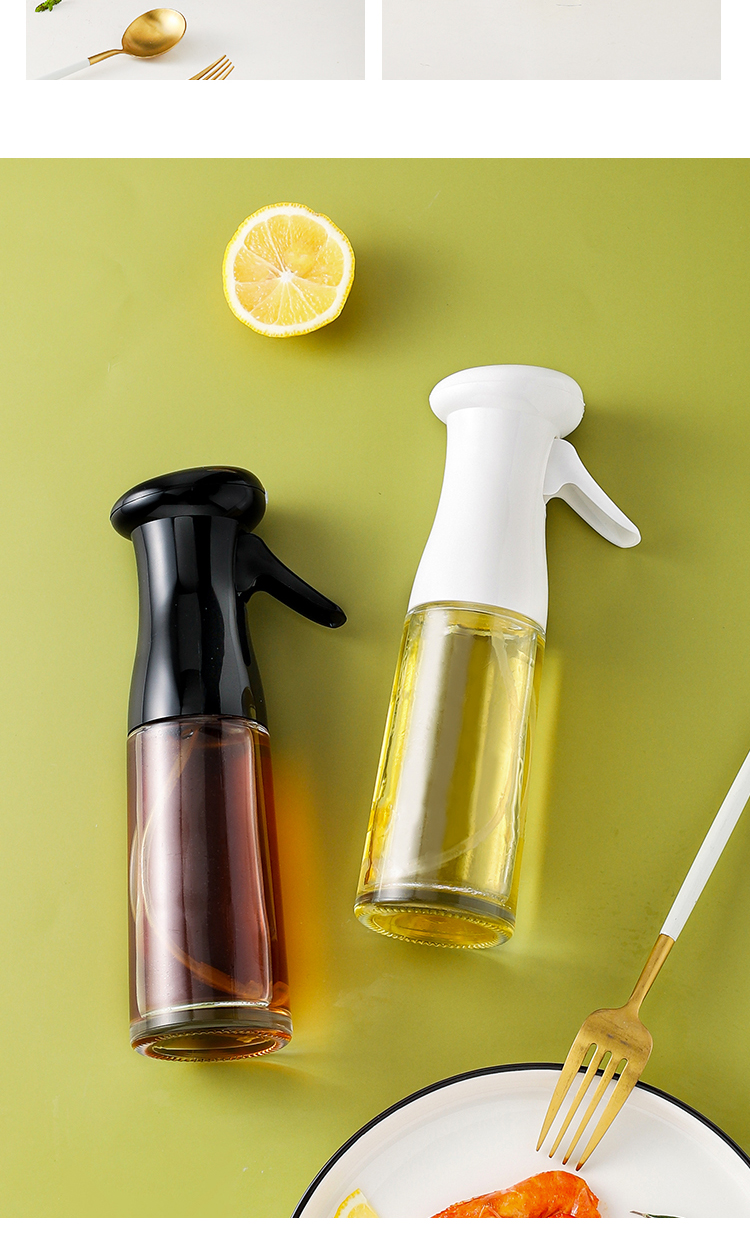 不挂油不漏油酱油壶川岛屋喷油瓶喷雾化家用厨房玻璃喷油壶橄榄油食用