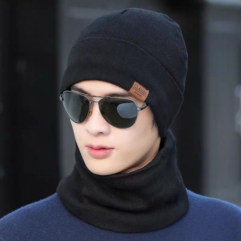 屿汐冬帽 男帽子男冬天加厚保暖毛线帽棉帽男士冬季韩版潮青年防寒