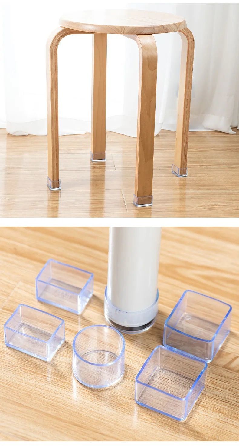 桌脚垫子硅胶凳子腿套加厚防滑静音耐磨桌椅脚保护套家用椅子脚垫8个