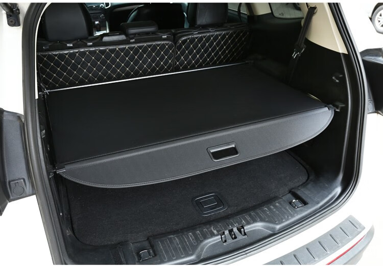 适用于汽车后备箱遮物帘车载改装专用后备箱隔物板尾箱隔板挡板皮革隔