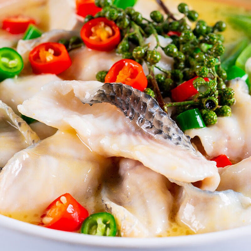 黑鱼片免浆鱼片酸菜鱼生鱼片半成品新鲜鱼肉免切免洗火锅鱼片批发250