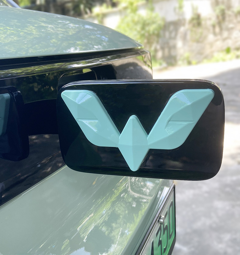 五菱宏光mini前车标改装贴马卡龙汽车专用迷你logo标志个性装饰贴