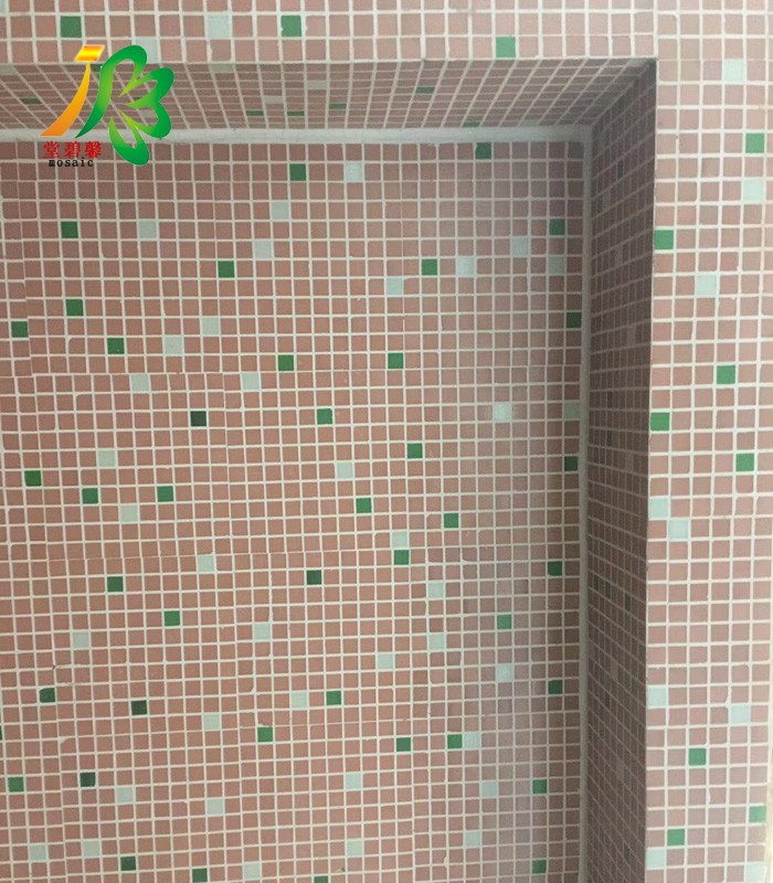 整箱出外墙玻璃马赛克阳台纸贴蓝白虾红花坛卫生间泳池款式白色蓝bm