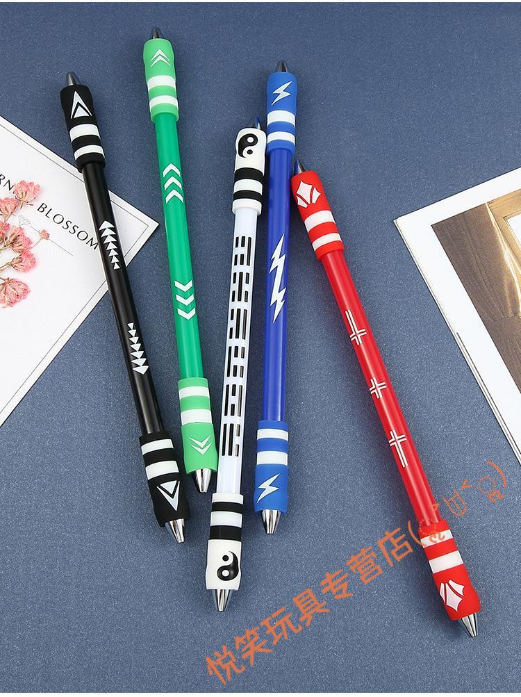 转转笔玩具泉记转笔耐摔转笔初学者转笔无笔芯中小学生比赛用旋转笔
