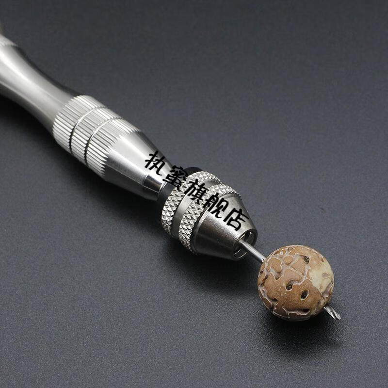 桃核打孔器 手动打孔钻手捻钻小型手工钻文玩模型diy钻眼工具打孔器