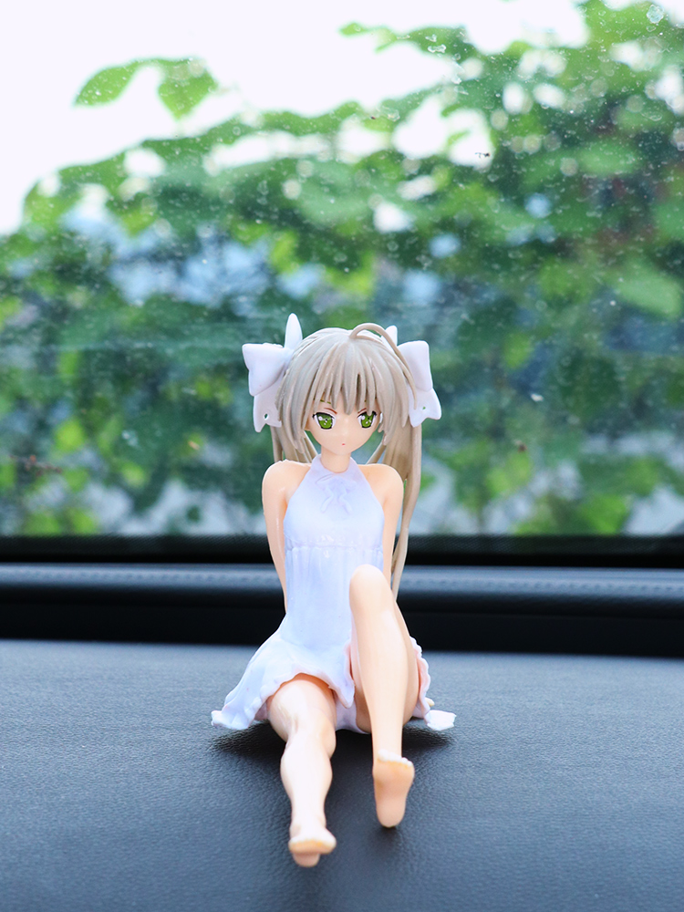 加奈子车载摆件性感美少女汽车内小装饰品摩托车电动车大抖胸手办新车