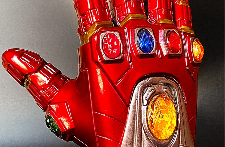 钢铁侠纳米无限手套漫威钢铁侠可穿戴灭霸无限手套可打响指宝石拆卸