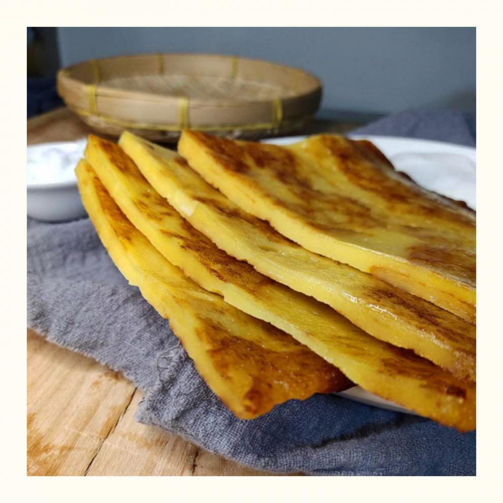 赤峰特产黄米面粘糕饼年糕东北大黄米黏糕饼子 2斤【无馅不酸】【图片