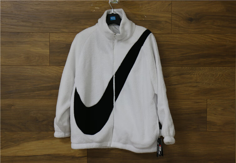 nike耐克羊羔绒外套女装2022夏季新款大钩子大logo两面穿保暖运动夹克