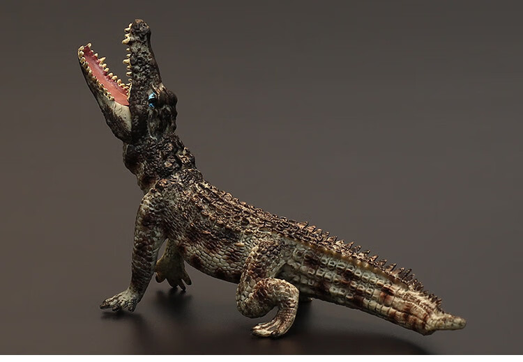 儿童实心动物玩具模型 远古帝鳄史前野猪鳄 尼罗短吻鳄大鳄鱼甄萌