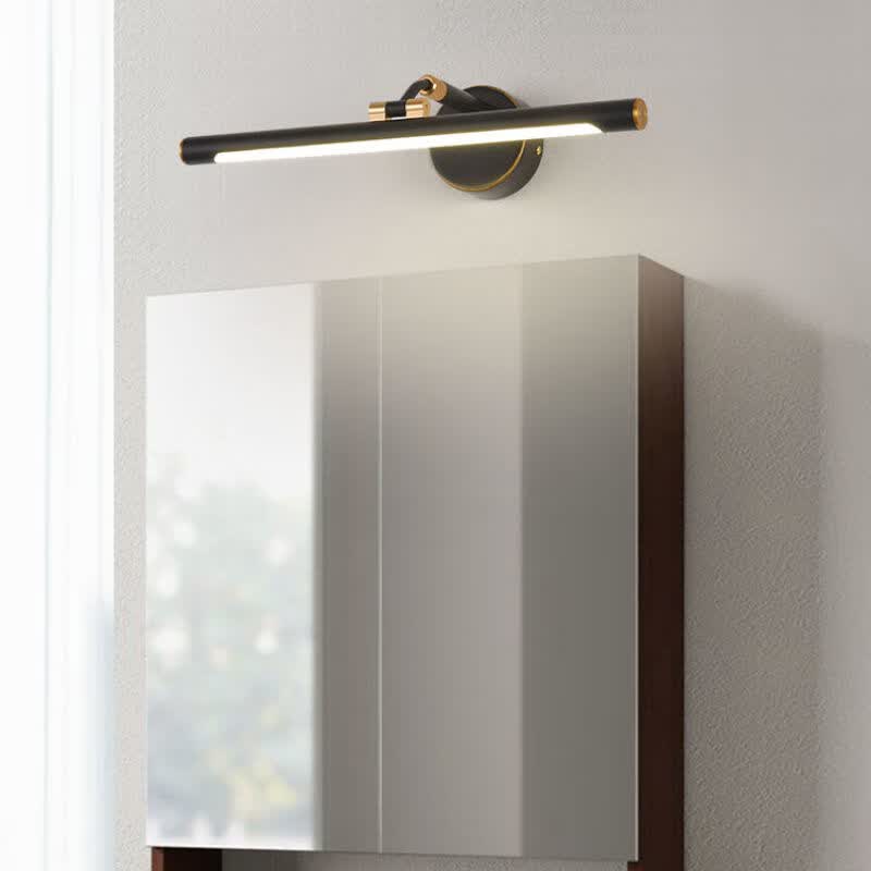 新中式人体感应可伸缩镜前灯卫生间镜柜专用灯简约现代浴室化妆灯43cm