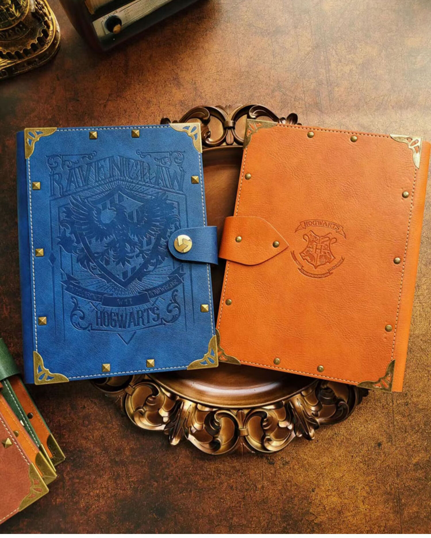 哈利波特手账本 赫敏马尔福周边联名斯莱特林本子电影主题活页笔记本