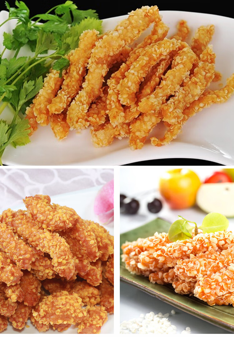 雪花鸡柳冷冻无骨鸡柳排条鸡排小吃雪花鸡柳