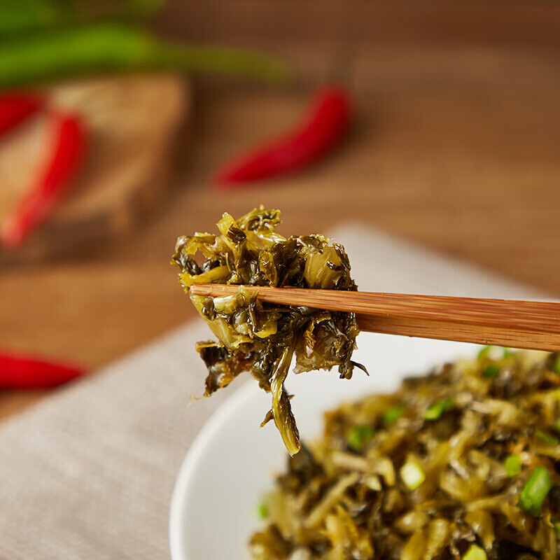 博鸿榨菜小菜美味雪菜128g6包雪里红农家雪菜雪里蕻咸菜爽口下饭菜