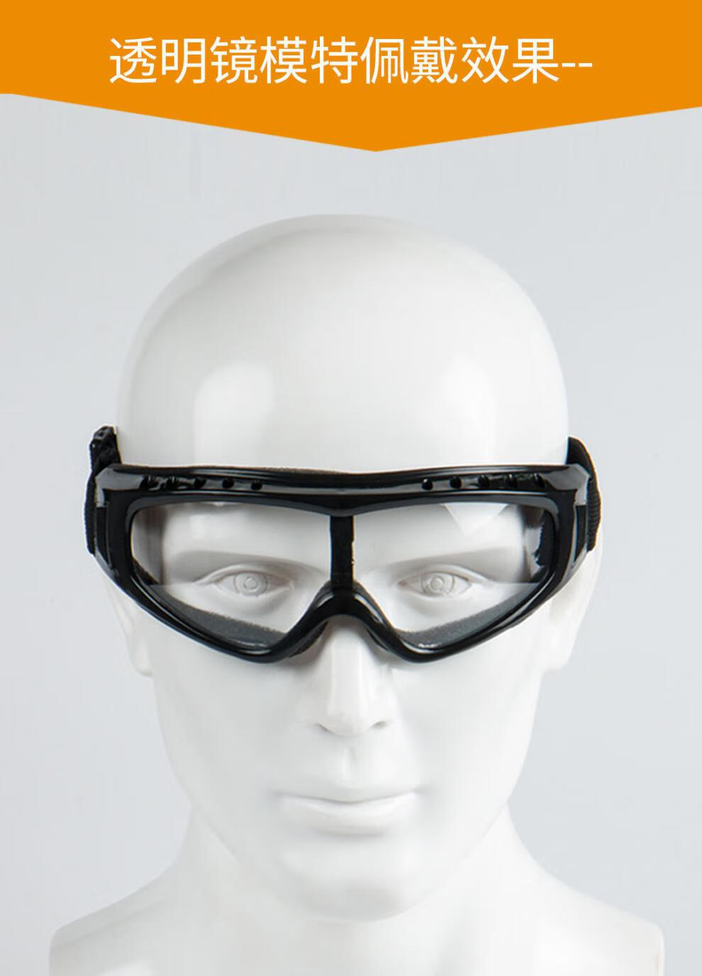 防烟眼镜护目镜防尘打磨男防飞溅骑行防冲击防护眼镜风镜劳保切割批发