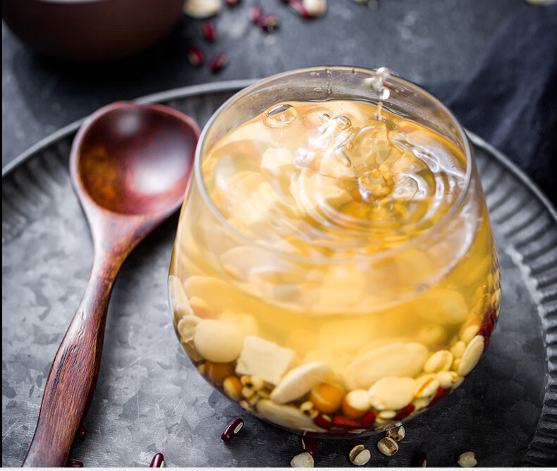 炒薏米赤xiao豆芡实茯苓炒熟薏仁米薏米仁薏米茶煮水